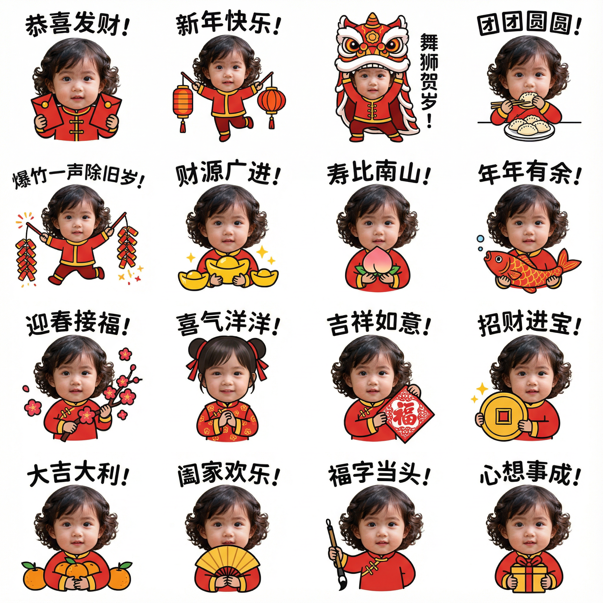春节欢庆贴